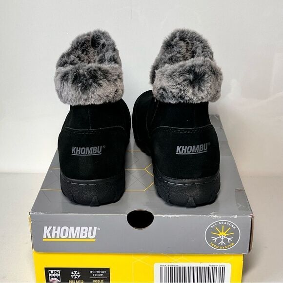 Khombu Blend Water-Resistant Suede Ankle Boots - Picture 6 of 7